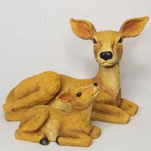 Vintage Mother Baby Reindeer‎ Holiday Christmas Lightweight